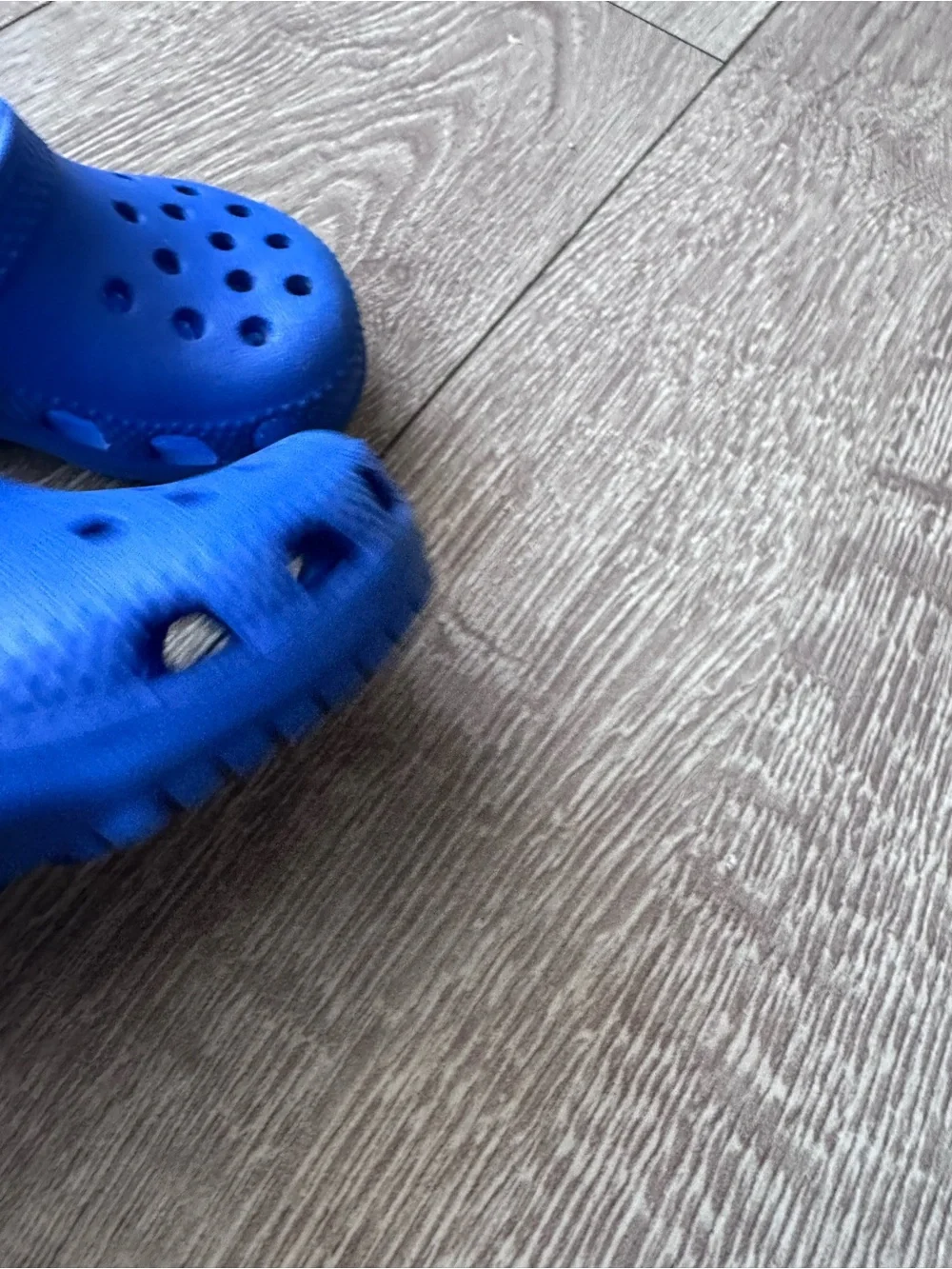 CROCS Royal Blue Clogs with Heel Strap